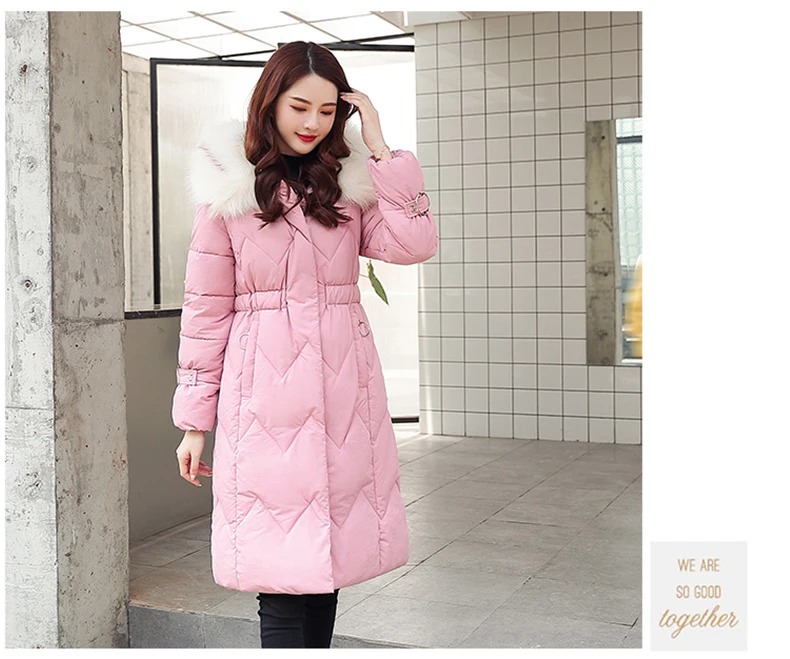 X-long parkas зимняя женская куртка-25 градусов тонкий толстый теплый зимний большой меховой воротник с капюшоном куртка пальто парки верхняя одежда куртка