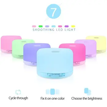 

Colorful RGB lights control aromatherapy essential oil diffuser/portable ultrasonic diffuser/cold mist humidifier