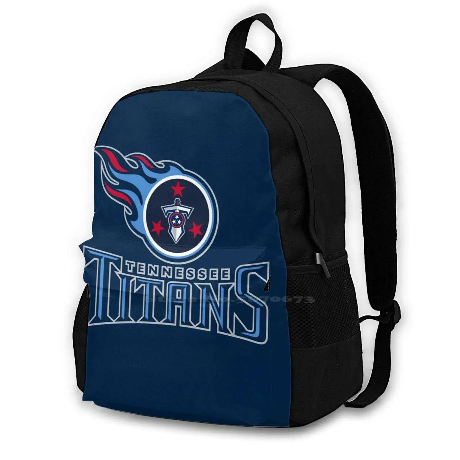 

Sticker-Titans Tennessee Fashion Travel Laptop School Backpack Bag Logo