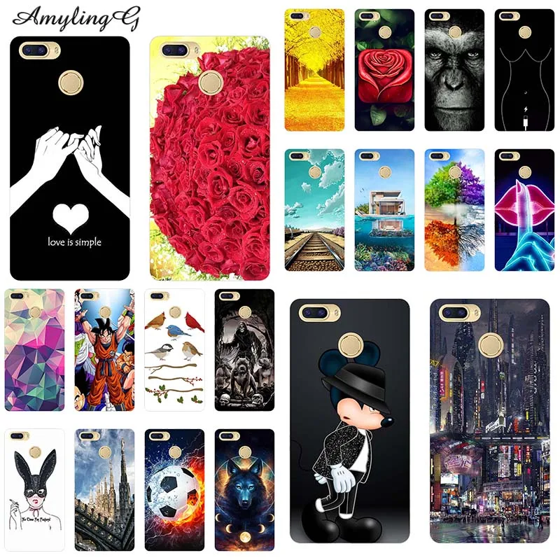 

Design Phone Case For Cubot H3 5.0" Printed For Cubot H 3 5.0" Paint Animal Wolf Rose Coque Pattern Phone Shell Rubber Funda Bag