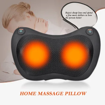 

Multi-function Cordless Back Neck Massager Deep Kneading Massage Pillow for shiatsu Neck Massage Relaxation