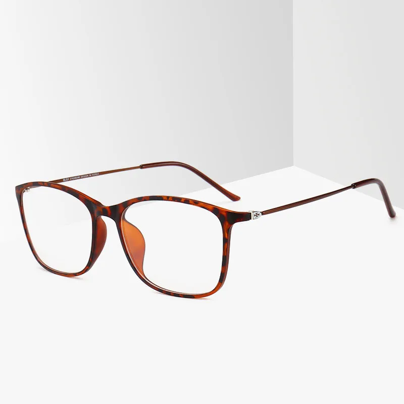 BCLEAR Fashion TR90 glass es Frame мужские или wo мужские ультралегкие унисекс квадратные Простые Стеклянные очки es мужские Оптические очки с оправой горячая распродажа - Цвет оправы: Многоцветный