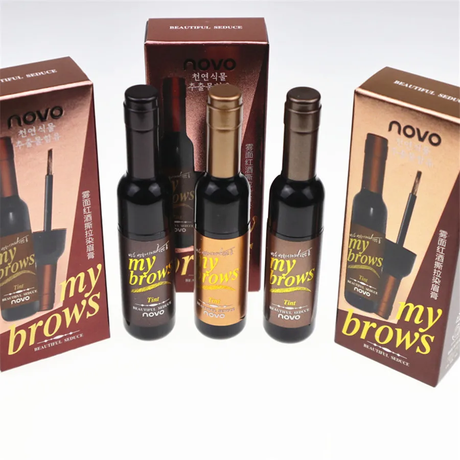 NOVO Dyeing Eyebrows Enhancer Mist Red Wine Tearing Eyebrow Long-lasting Waterproof Sweat-proof Gel Eye Makeup Set NOVO Dyeing Eyebrows Enhancer Mist Red Wine Tearing Eyebrow Long-lasting Waterproof Sweat-proof Gel Eye Makeup Set