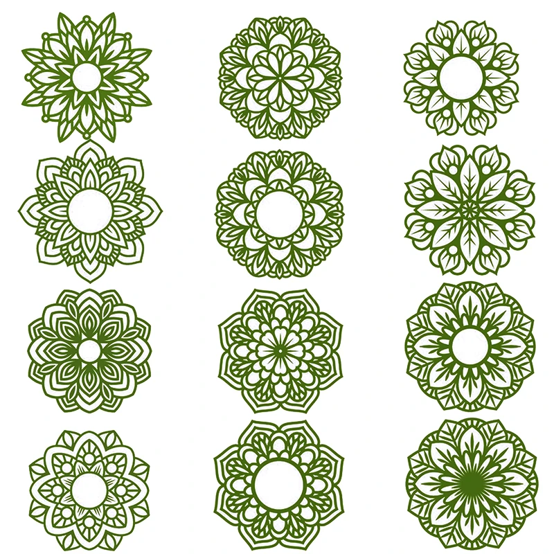 

Mixed Circle Flower Lace Frame Background Eggs Metal Cutting Dies DIY Crafts Stencil Card Album Making Scrapbooking New 2021