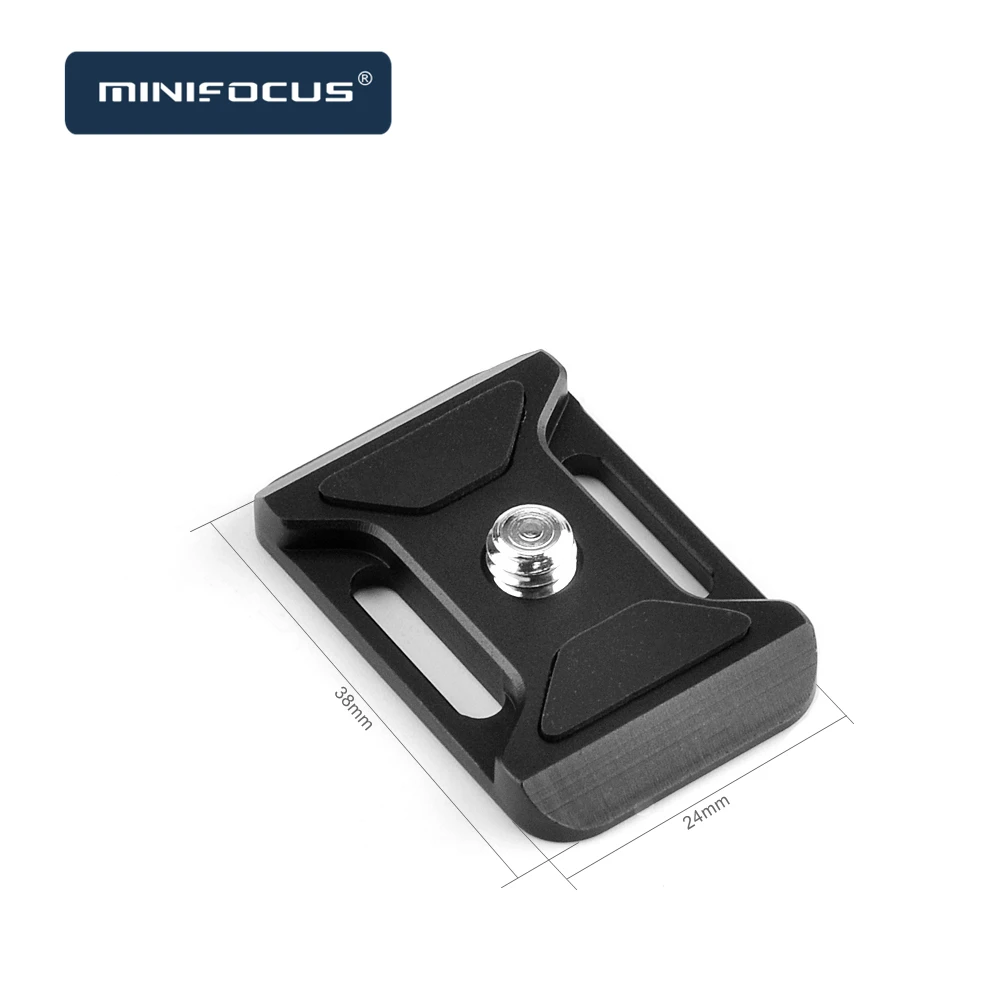 Description Picture 6 of itemUniversal 38mm Mini Quick Release Plate Ultra Thin for Dslr Camera Rope Strap Holes Tripod Monopod Arca Swiss Ball Head Clamp