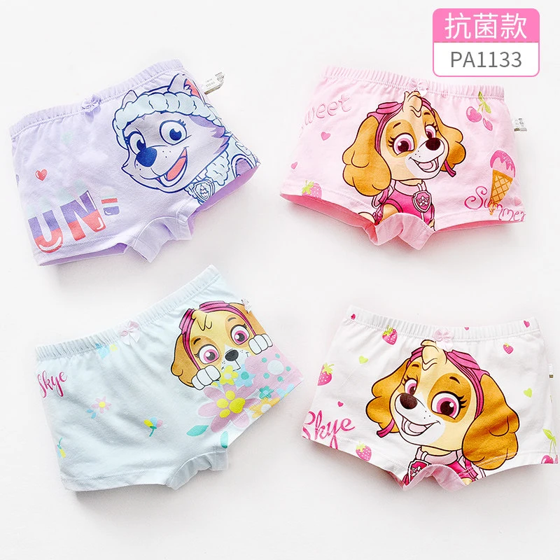 Hot Genuine Paw Patrol boys girls undepants cotton underwear  3-7-9-12-year-old kids four corner children toy Birthday gift