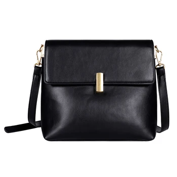 

191229 iVog New Arrival Everyday Female Small Shoulder Messenger Handbag Black Fashion PU Hand Bags for Women 2019
