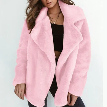

Women Warm Winter Jacket Thicken Fleece Fur Coats Parkas Fashion Bomber Jackets Cute Parka Overcoat Outwear 2019 New