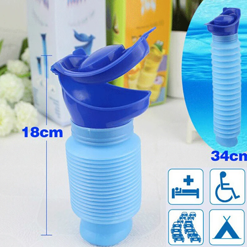 750ML Mini Extended Travel Car Camping Urination Pee Toilet Urine Help Reusable Washable Urinal Bottle Bag Portable Adult | Мать и