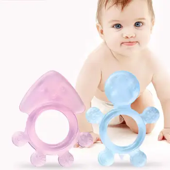 

Kidlove Full Silicone Teether for Baby BPA Free Teething Ring Pain Relief Food Grade Chew Toy