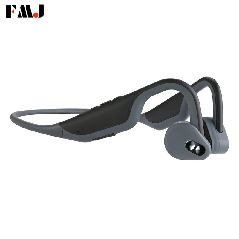 

FMJ Wireless Bluetooth 5.0 Headphones Bone Conduction Earphone Outdoor Sports Headset IP56 Waterproof With Microphone QCC3003