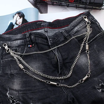 

Punk Pants Trousers Jean Wallet Chains Hip Hop Gothic Rock Chain