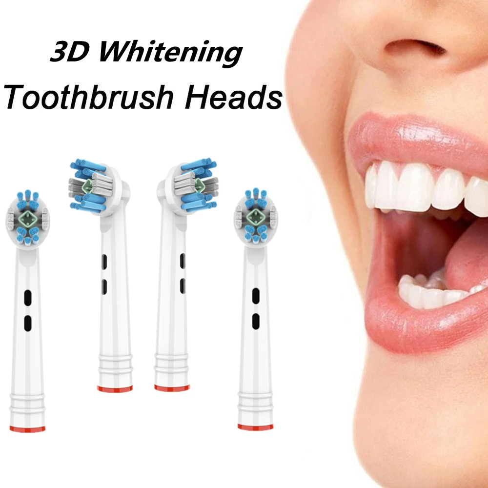 20/16/12/8/4PCS Replacement Brush Head nozzles for Oral B Toothbrush Sensitive Clean Gum Care 3