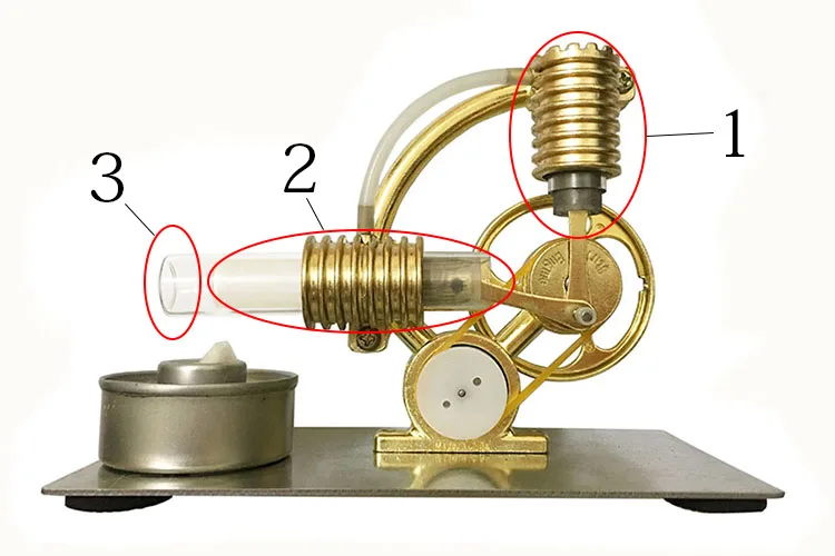 Mini Motor Stirling Vapor Energia Física Nova Tecnologia Ciência Pequena Fabricação Invenção Brinquedo Experimental 19 Cheap Física