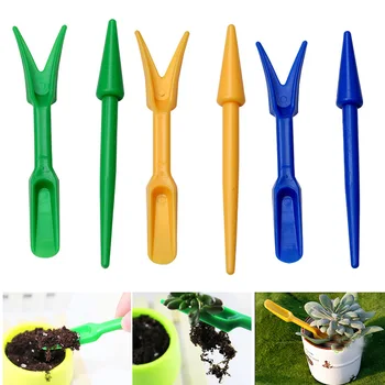 

2Pcs Planting Tools Plastic Transplanting Device Planters Seedling Garden Nursery Trays Device Planters Digging Tool