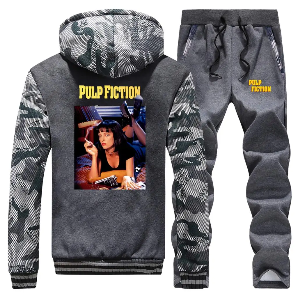 Спортивный костюм, мужские флисовые толстовки с героями мультфильмов, набор,, теплая верхняя одежда, принт Homme, Толстая Толстовка с капюшоном+ штаны, спортивная одежда, спортивный костюм, топ и штаны