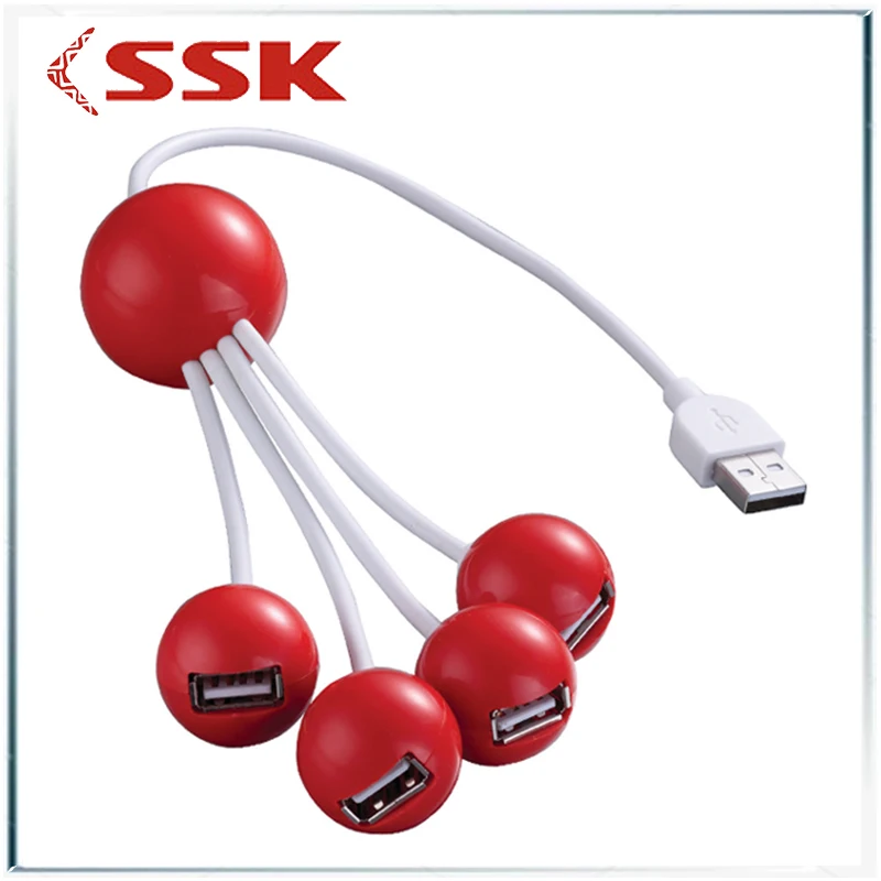 Ssk usb 2,0 концентратор 4 порта конвертер расширитель macbook pro настольный компьютер ПК Аксессуары usb разветвитель Мульти usb 4 Концентратор Зарядное устройство хаб
