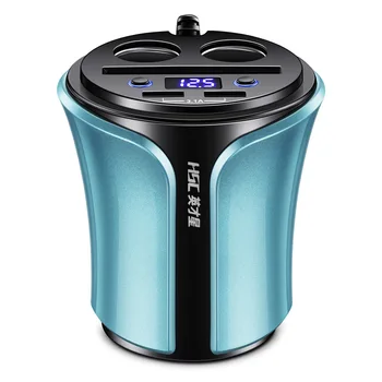 

Cup Shaped 2usb 2 Sockets Car chager (Cup Car Charger) Hsc108d