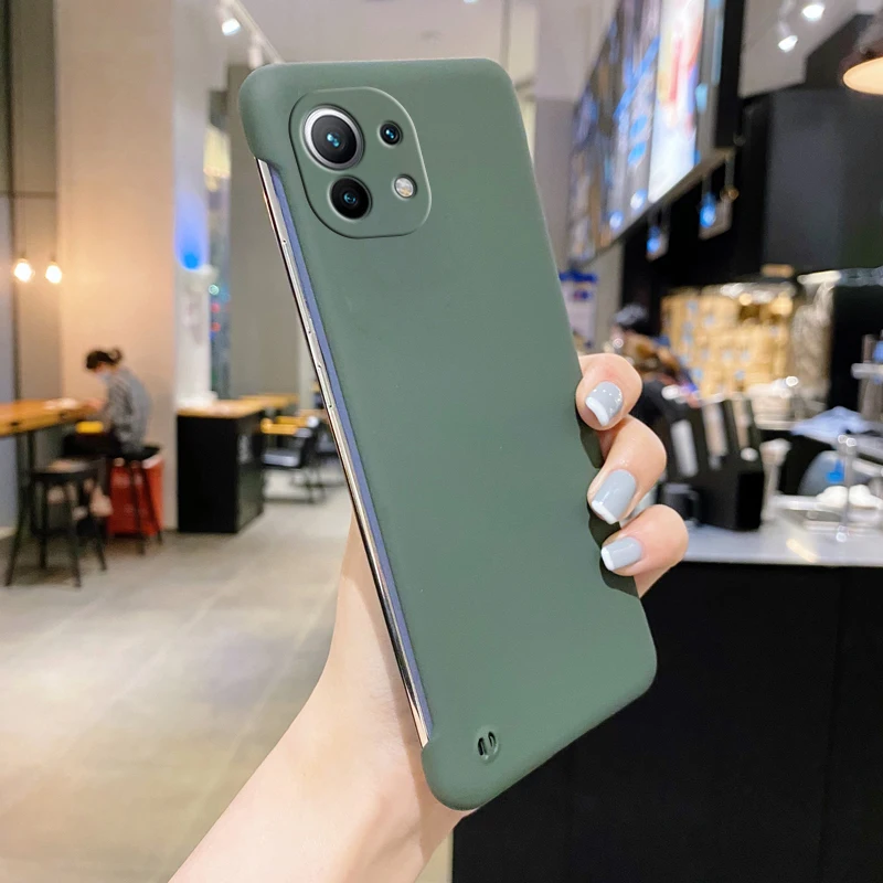 Ultra Thin Frameless PC Phone Case Cover For Xiaomi Mi 11 12 10T Lite Redmi Note 9 9s 10 4G 10S 8 Pro Max 9T Poco F3 5G _voghion.com