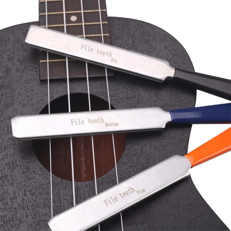 BassGuitarNutFilesDoubleEdgeNutSlottingFilesSetFretCrowning