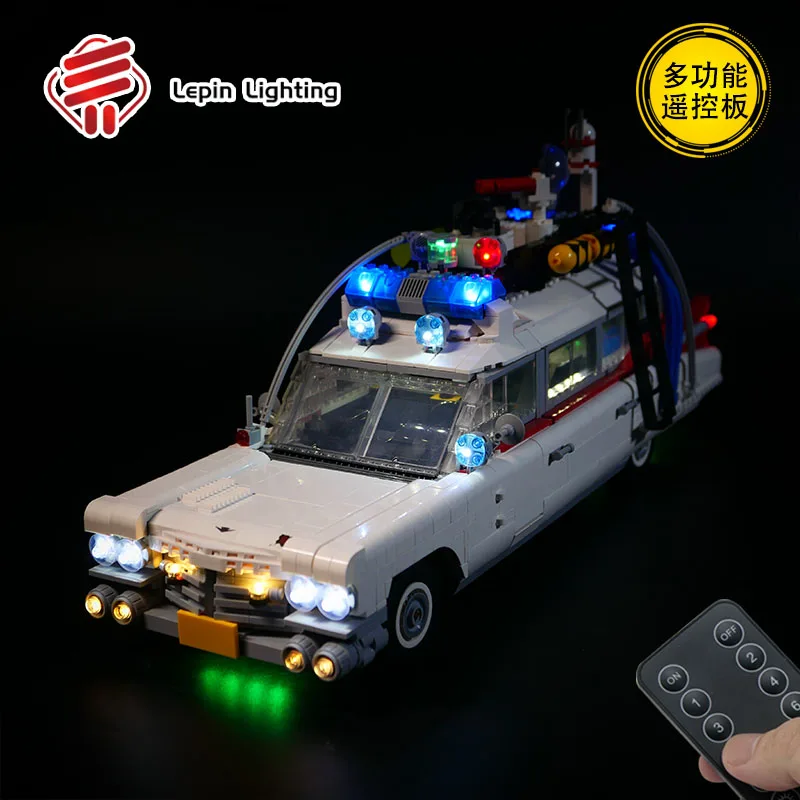 Комплект со светодиодной подсветкой для строительных блоков Ghostbusters Ecto-1 набор