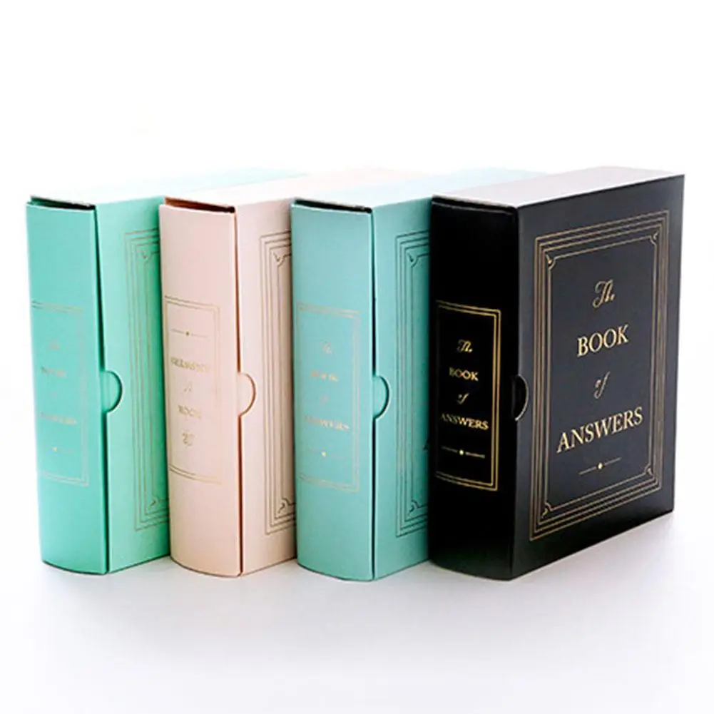 

Book of Answers in Chinese and English Edition Thickened Fine Products Psychic Divination Notes Life Solutions Diary Book