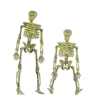 

Halloween Haunted House Props Bar Decoration Chamber Set Horror Model Skeleton Small Plastic Skeleton Rack