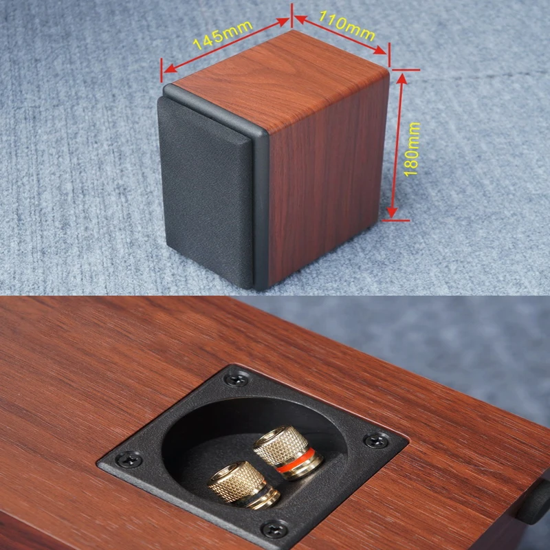 KYYSLB 10-20 Вт 4-8 Ом 3 дюйма полный диапазон динамик Hifi AS-3Q-1 3 дюйма усилитель мощности пассивный динамик древесины черный пара