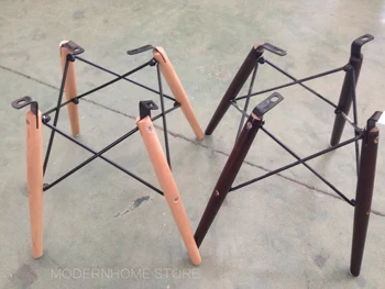 

Wood Leg Chair Foot Frame Parts for plastic seat Dining Side Wood Chair Solid beech wood natural walnut color wood leg 1PC