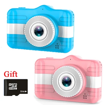 Camaras de video digital Cámara Digital para niños, videocámara de 1080P, juguete para niñas y niños, regalo de cumpleaños, cámara para niños con tarjeta de 32GB