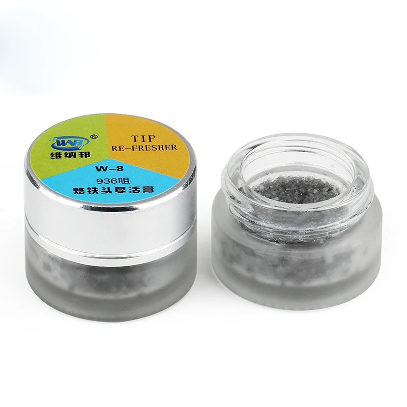 

Electric Soldering Iron Tip Refresher Lead-Free Clean Paste for Oxide Solder Iron Tip Head Resurrection Rework Repair Tools