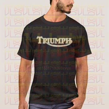 

80s Hip Hop Vintage Triumph Motorcycle T-Shirts Men Tee Apparel Men's Creative Short Sleeve Xxl T-Shirt