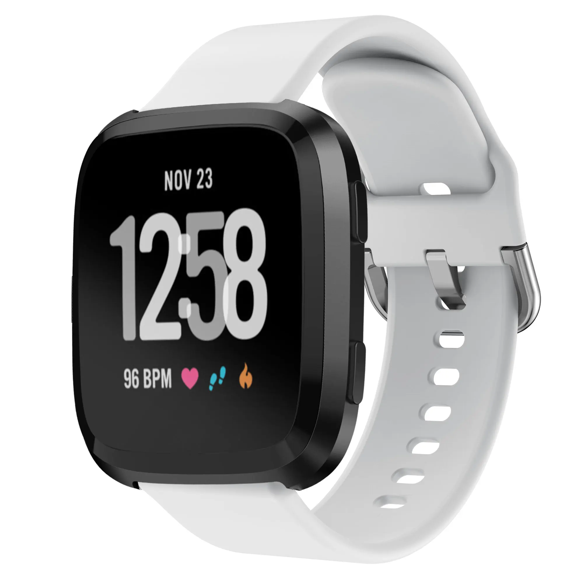 Ремешок силиконовый быстросъемный для умных часов fitbit Versa 22 мм|Ремешки часов| |