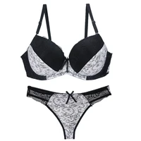 2022 nouveau ensemble de soutiens-gorge Sexy 32/70 34/75 36/80 38/85 40/90 42/95 44/100 BCDE tasse sous-vêtements Bralette brassière grande taille Lingerie string 4