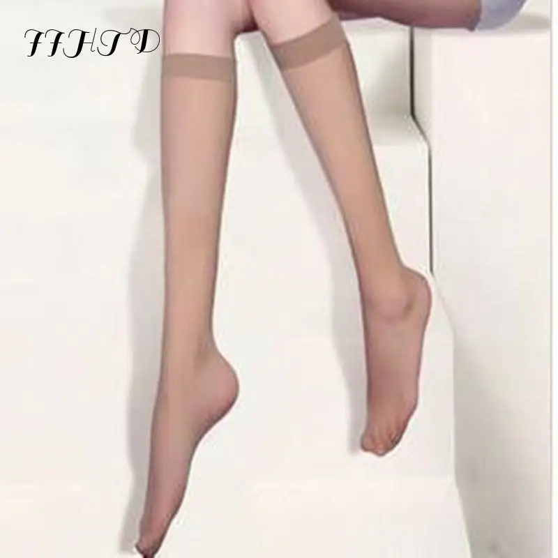 Чулки женские с надписью до колен | Женская одежда