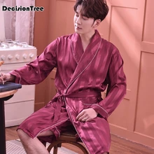 Удобный шелковый мужской халат, пижама, длинный халат, для отдыха, arabe kurtas, костюмы, платье, рубашка, платье, Исламская мужская одежда