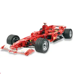 Техника Decool Formula Racing Car 1:8 модель 3335 наборы строительных блоков 1242 шт. Конструкторы DIY образовательные игрушки Клон 8674