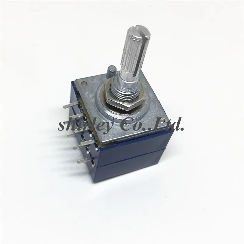 Резистор шаговый двойной регулятор громкости переключатель RH2702-50KA индекс 100KA
