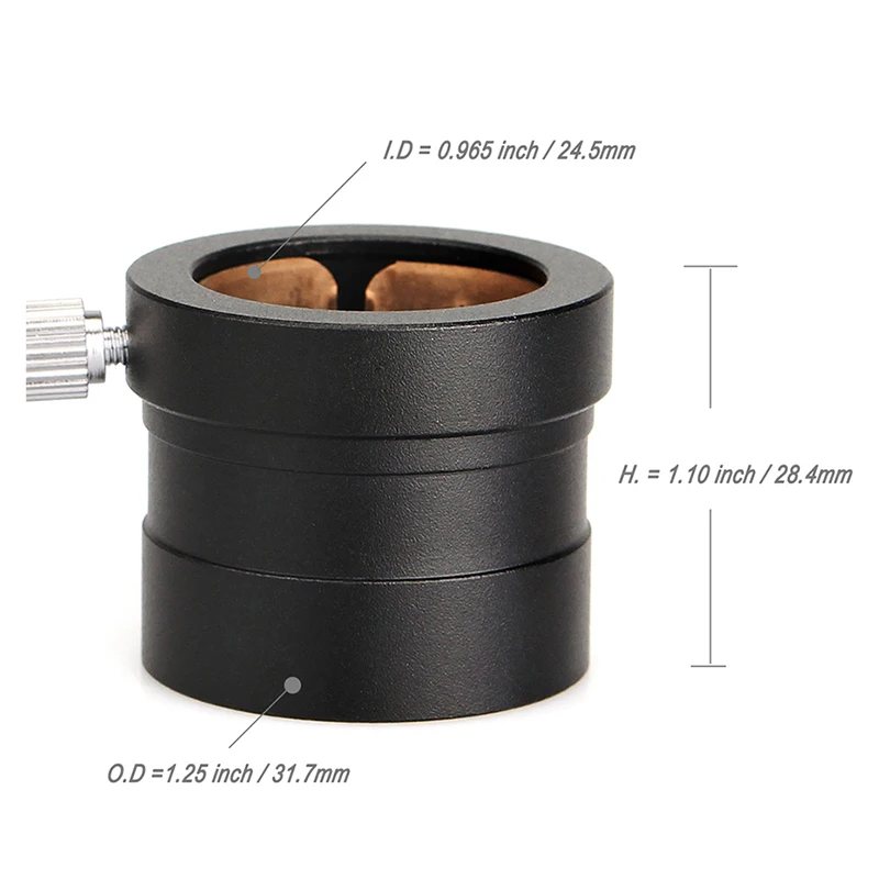 SVBONY Telescope Eyepiece Adapter 1.25" to 0.965" / 0.965" to 1.25" / 2" to 1.25" / 1.25" to 2" Mount Adapter 4