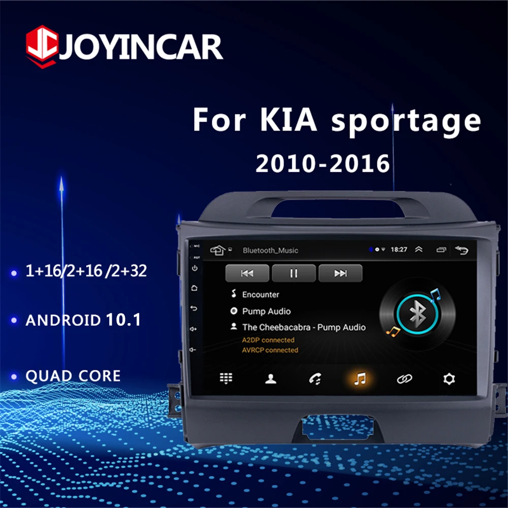 

9" 2Din Car Radio Android 10.1 Multimedia video Player for Kia Sportage 2010 2011-2016 2 Din autoradior GPS navigation HD screen
