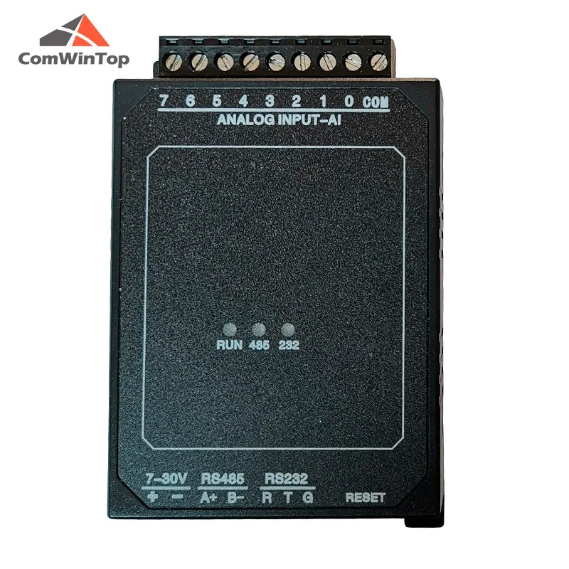 CWT-MB307B 8AI 4-20mA/0-5V/0-10V аналоговые Вход для RS485 RS232 Ethernet Modbus Rtu отложным воротником Tcp