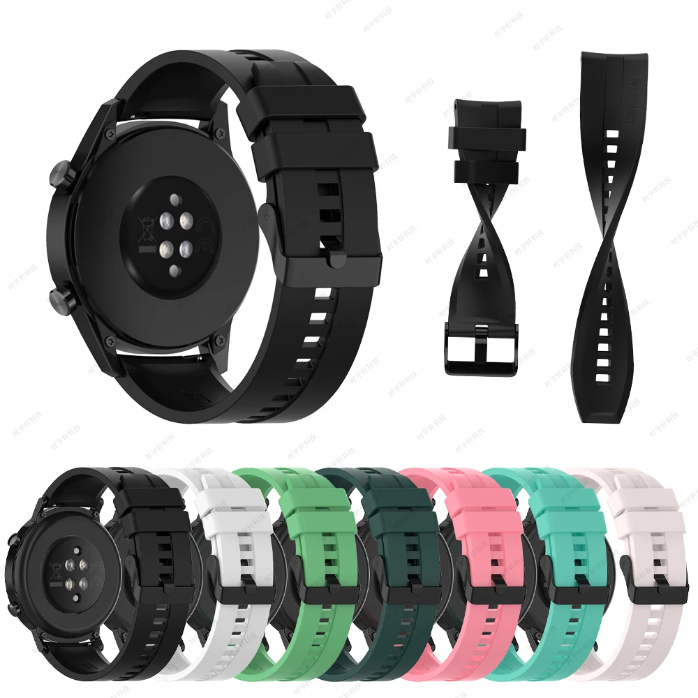 Replaceable Watchbands for HUAWEI WATCH GT 2 46mm/GT2 Pro/GT 2E/HONOR Magic Silicone Strap Band GT2 Official style Bracelet|Smart Accessories| - AliExpress