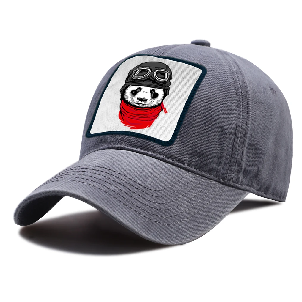 

Lovely Panda Baseball Cap Cotton Hip Hop Cute Animal Printed Women Men Baseball Caps Snapback Summer Visor Hats Washed Dad Hat