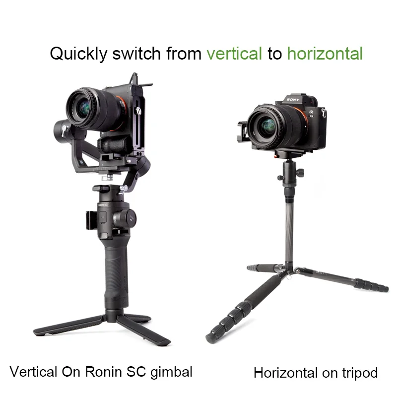 Lanparte-ronin sc l Suporte Placa de Câmera Arca Swiss para Dslr Tiro Vertical de Dji Gimbal Acessórios - Image 2