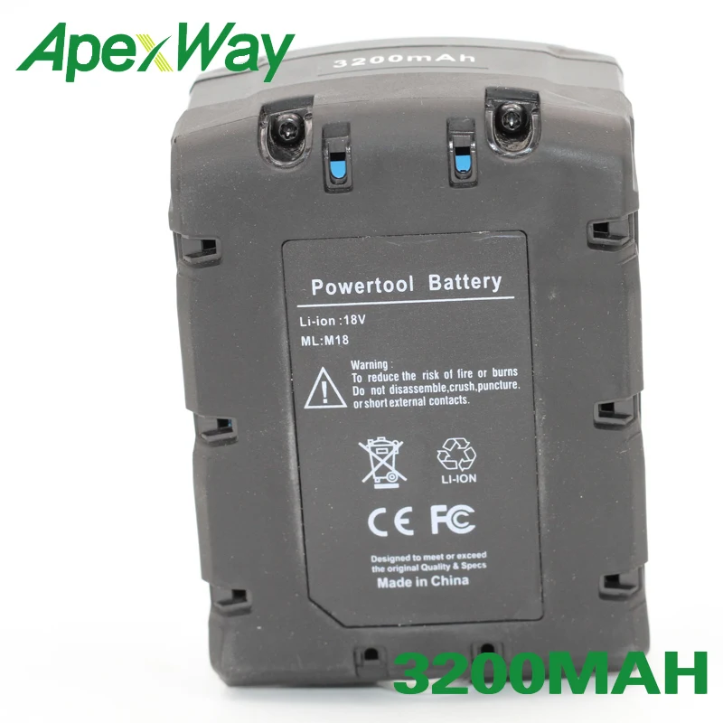 ApexWay Батарея для Милуоки M18 2642-21CT 2641-20 2729-22 2629-22 2729-20 2729-21 2629-20 2706-22 2705-20 2705-22 2704-20