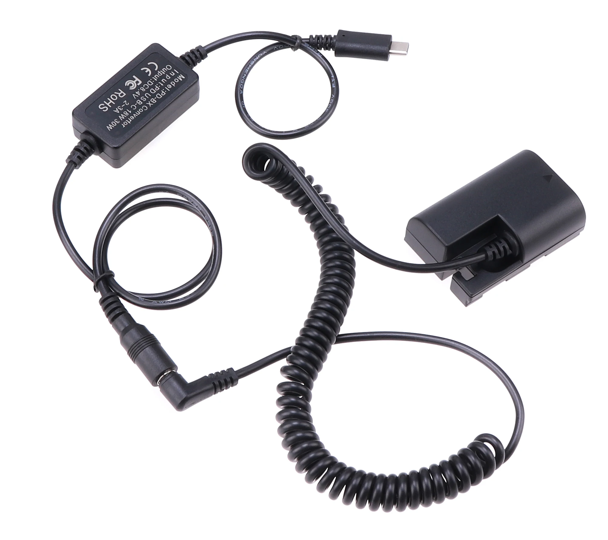 Adaptador de Potência Tipo-c para Eos Fotga-cabo Mark ii Iii 5ds r 6d 60d pd - 5d - Image 4