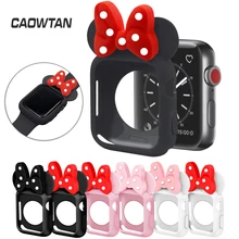 Силиконовый чехол для Apple 5, 4, 3, 2, 1, серия 5, 4, 3, 2, ремешок для часов 42, 38 мм, iWatch, для женщин и мужчин, Мягкий защитный чехол из ТПУ