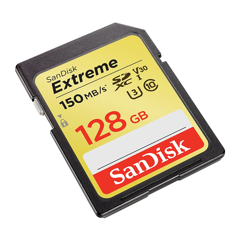 Оригинальный двойной флеш накопитель SanDisk Extreme SDHC UHS I SD карты памяти Class 10 90 МБ/с. card
