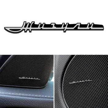 

4pcs speaker aluminum 3D sticker trumpet horn sound letter stickers car styling For lada VESTA niva kalina priora granta largus