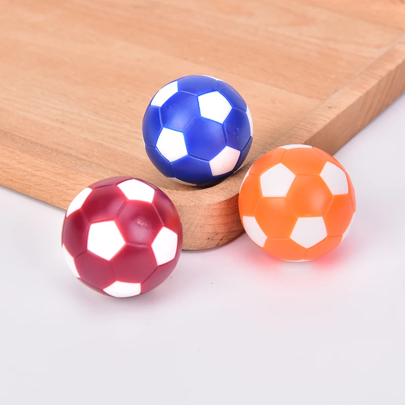 8/6/4pcs Premium Material Resin Mini Colorful Table Soccer Footballs Replacement Balls Tabletop Game Mini Soccer Ball 32mm